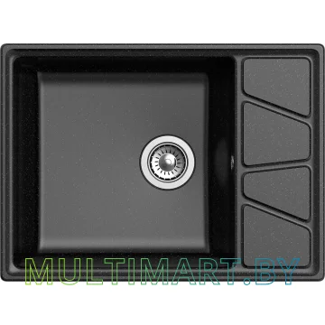 Кухонная мойка GranFest GF-V-680L (черный)